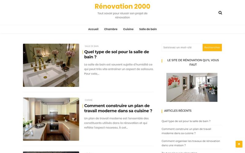 Rénovation 2000 - Tout savoir pour réussir son projet de rénovation
